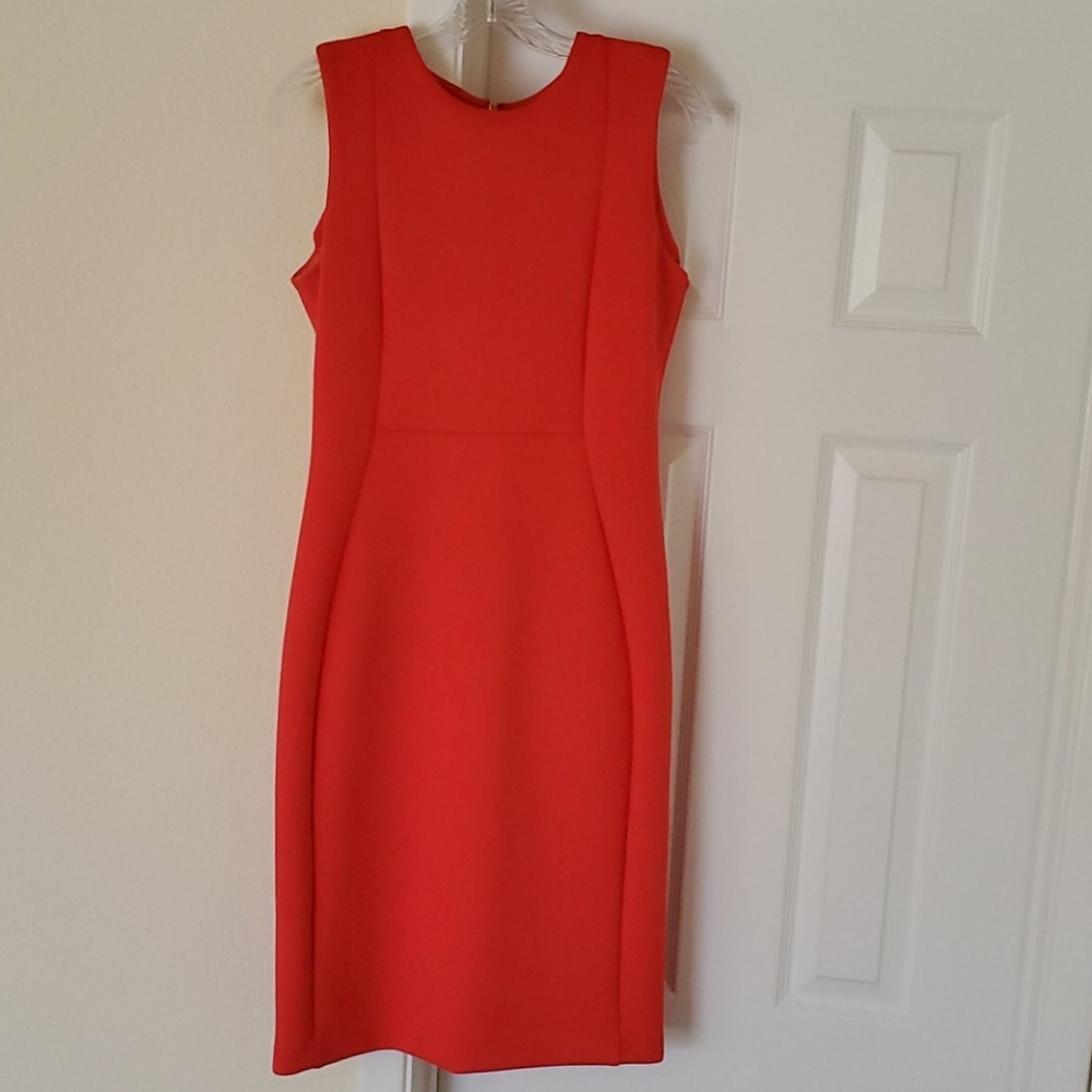 Pink Calvin Klein dress